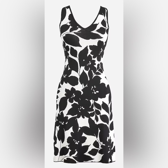 J. Crew Dresses & Skirts - NWOT JCrew Sleeveless sweater-dress in floral jacquard